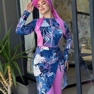 Burkini fleurie